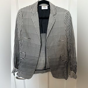 Never worn and white polka dot blazer